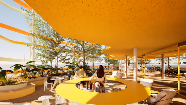 Pishina në Tarracën e Hotelit